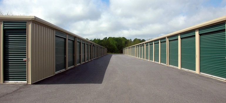 Storage units.