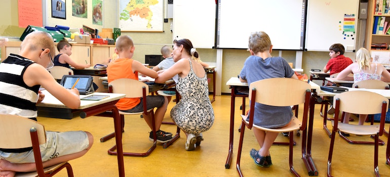 Children in a school
