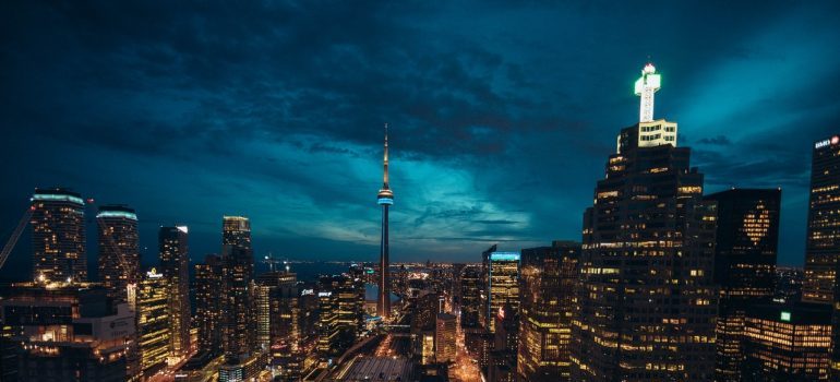 Night view of Toronto