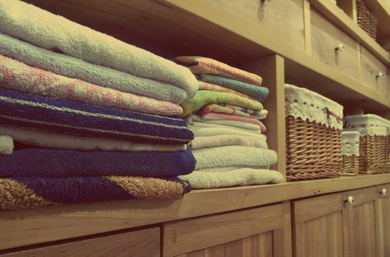 stack of towels
