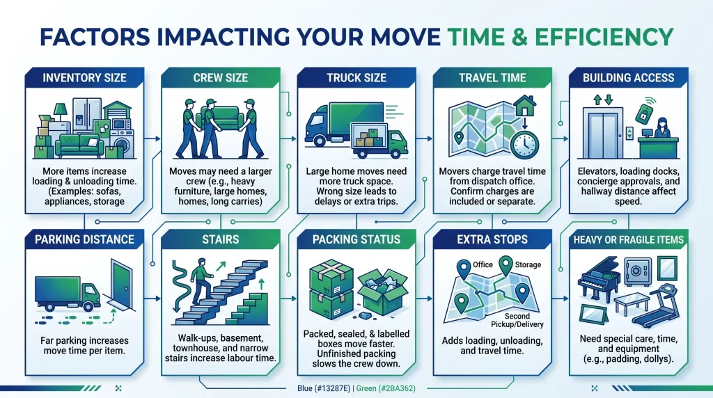 Factors that affect the cost of hiring movers in Toronto