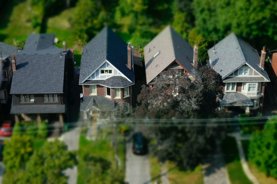 houses as part of Toronto area real estate market