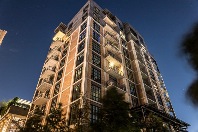 a tall building