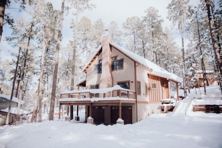 House in the snow