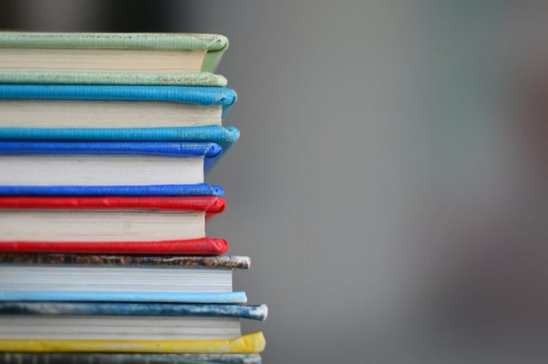 books in different colors