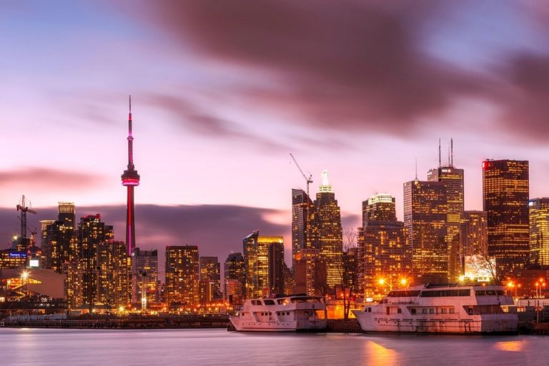 A photo of Toronto buildings