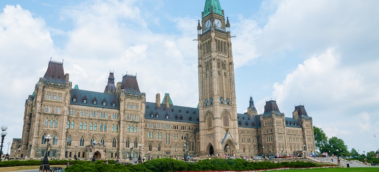 The Parliament Hill in Ottawa