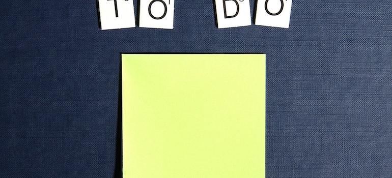 A paper for a TO DO list