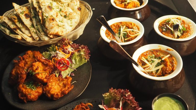 Different types of food on a table in one of the best places for foodies in Ontario