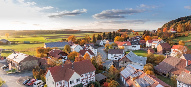 A peaceful neighborhood
