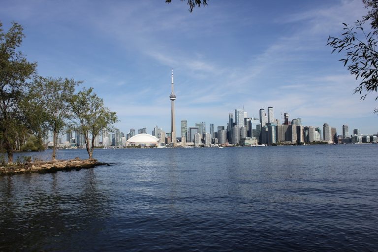 Toronto seen from across the lake