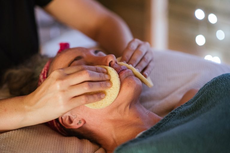 A person enjoying being treated in one of the health and wellness spots in GTA