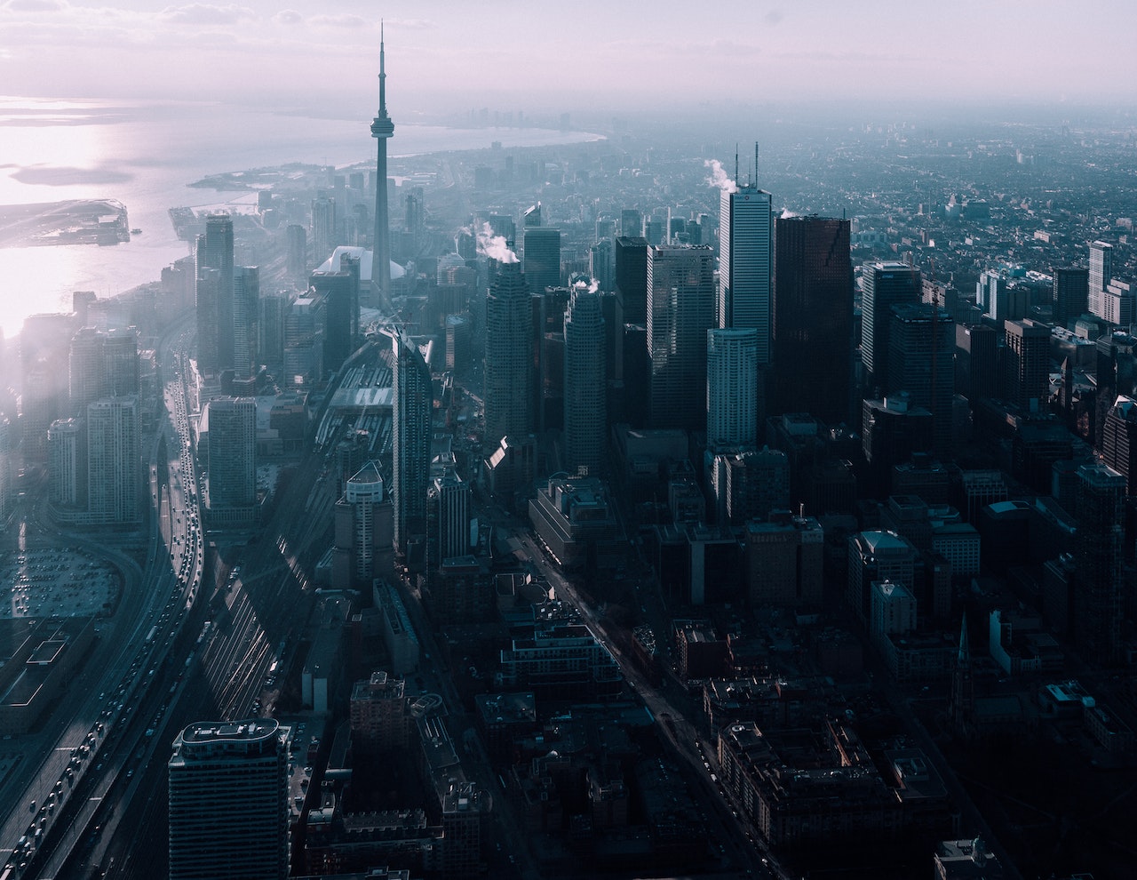 Buildings in Toronto as one of the famous film locations in Ontario