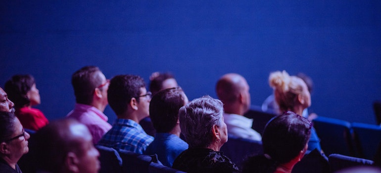 People in cinema