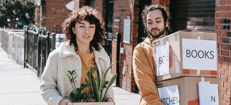 a couple walking in Toronto weather