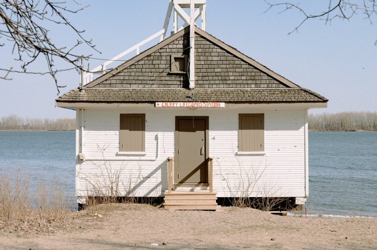 a house on a beach