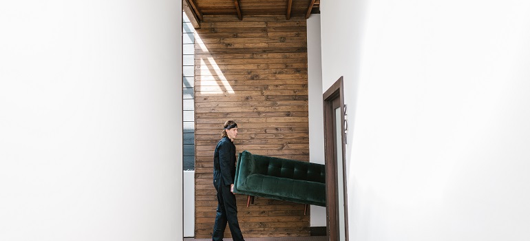 professional movers helping someone 