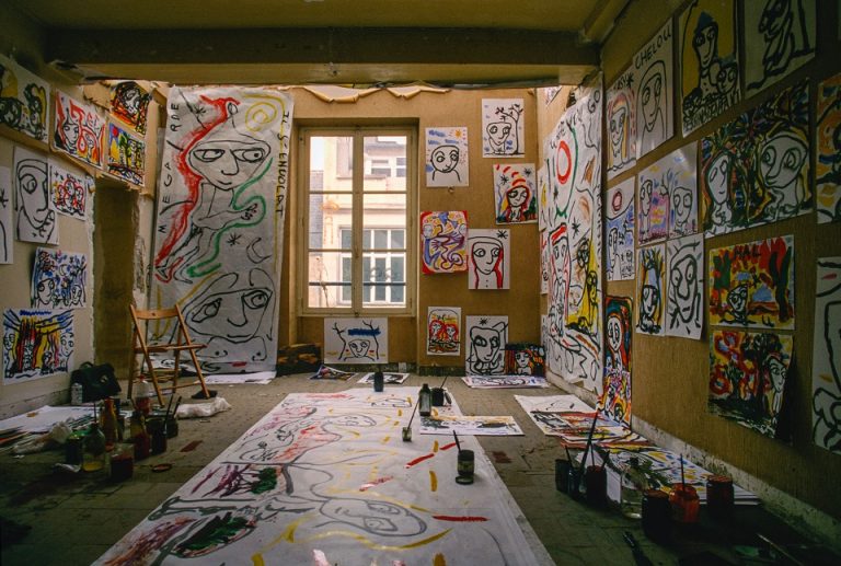 an art studio in Toronto