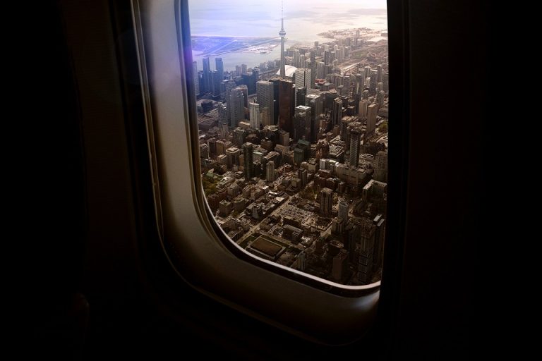 an aerial view of Toronto