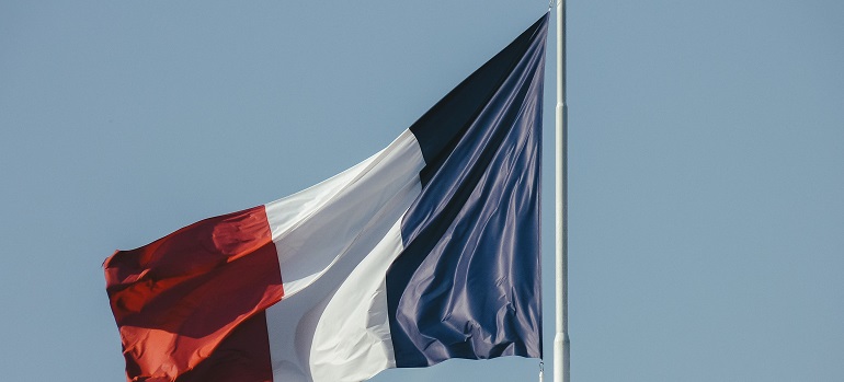 a French flag