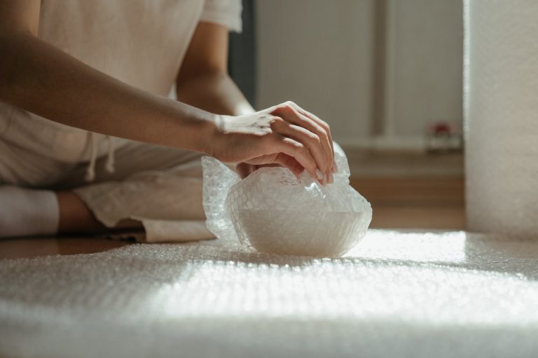 a woman following packing tricks for a last minute move