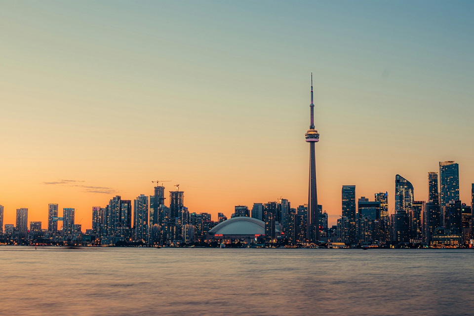 Lake Ontario during the spring