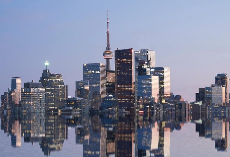 Toronto in the distance