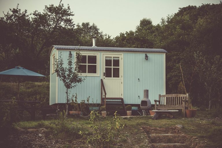 a tiny home in nature