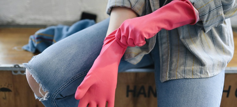 rubber gloves 