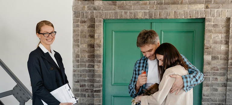 a family moving into a new condo in Toronto