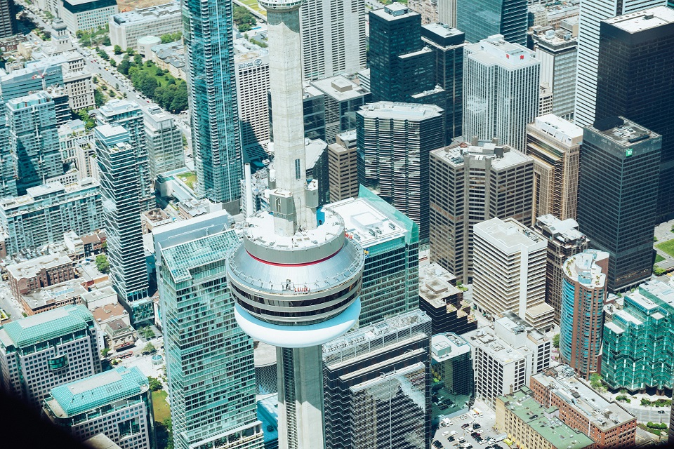 Toronto aerial view