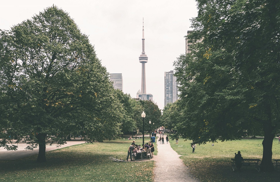 Toronto during the summer