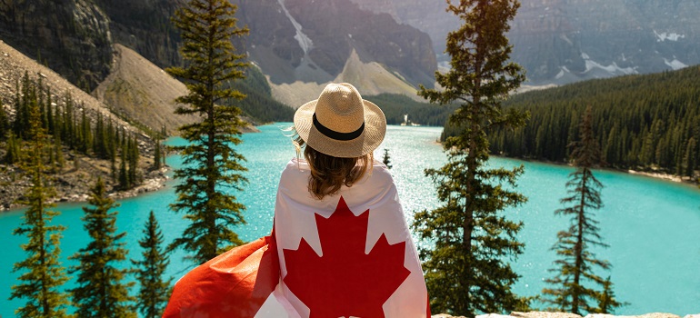 a girl enjoying her new life in Canada and now worrying about visa requirements in Canada for foreign citizens