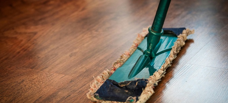 a cleaning utensil, one of essential buys for your new Toronto apartment