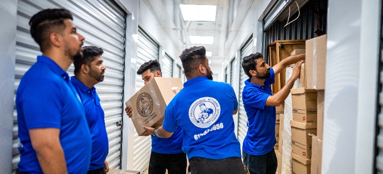 movers providing a storage solution