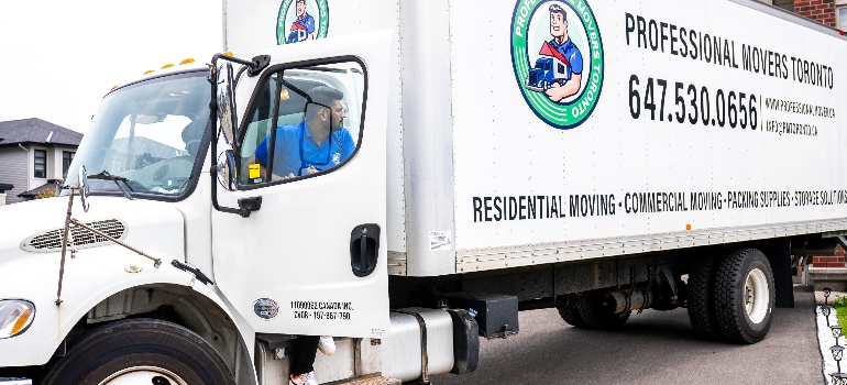 a moving truck 