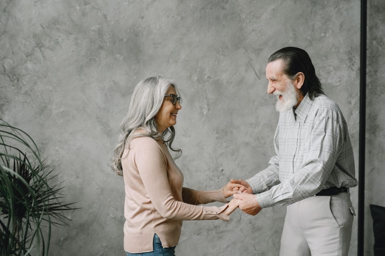 an elderly couple