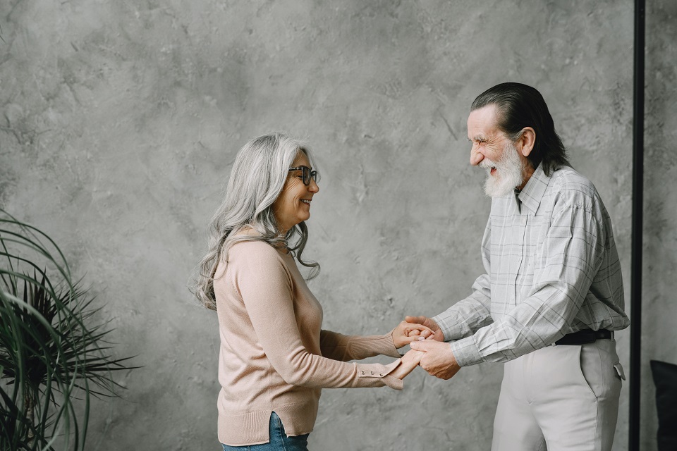 an elderly couple