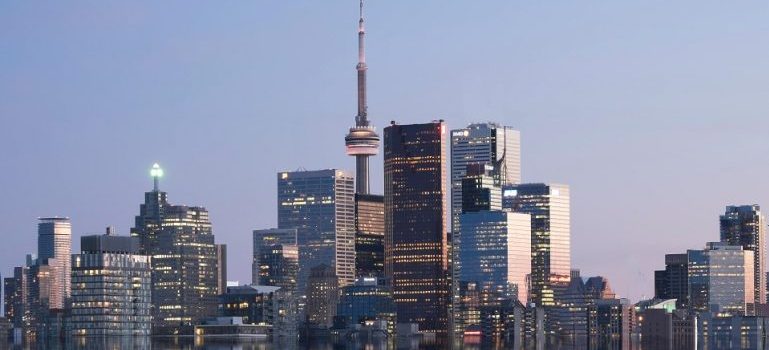 a distant view of oronto neighborhoods for former Mississauga