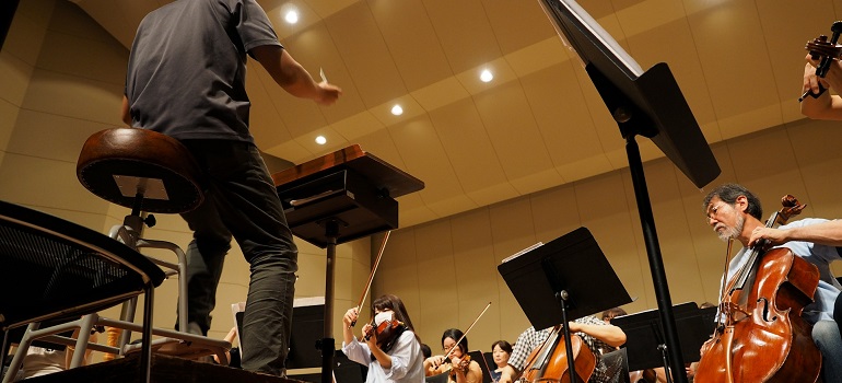 an orchestra 