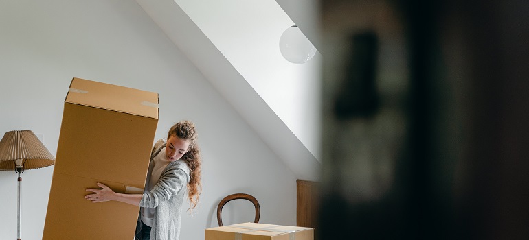 a young woman moving to the suburbs in Oshawa