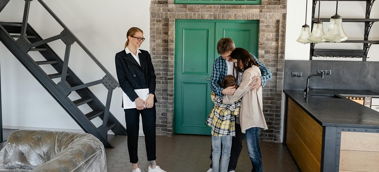 a realtor helping with the family move to Burlington