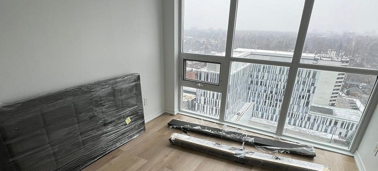 an empty room in a new home 