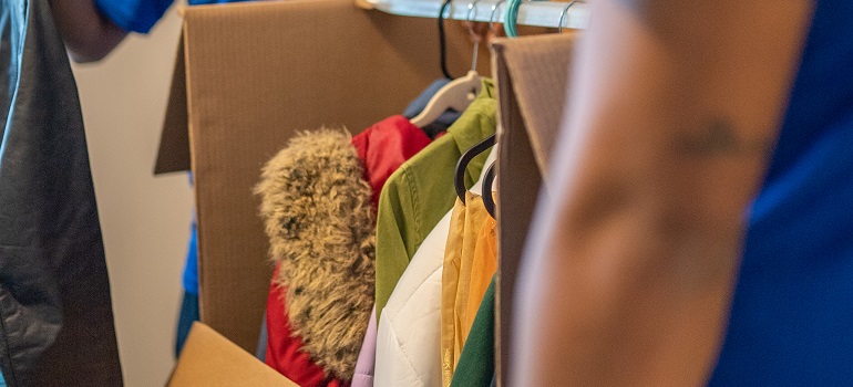 clothes packed by Grimsby movers