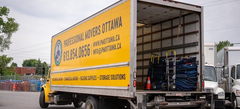 a large moving truck 