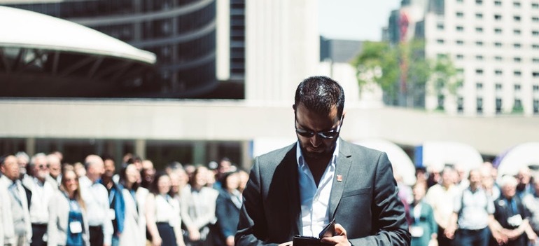 a businessman planning a office move from Burlington to downtown Toronto