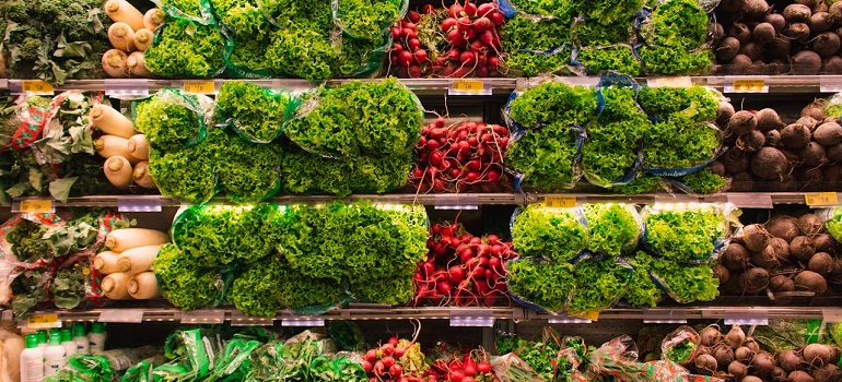 a grocery store, a pl,ace where' you often think about 