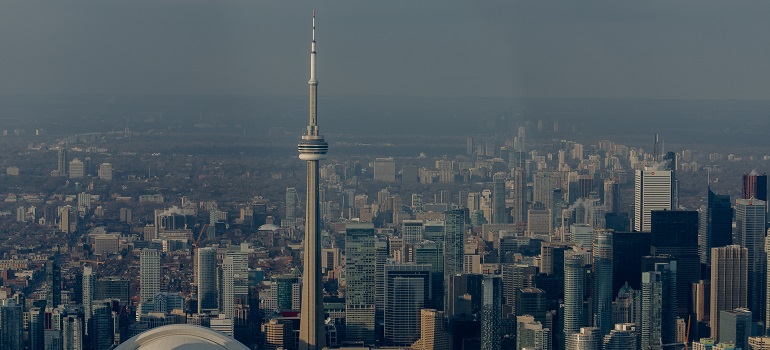 aerial view of Toronto