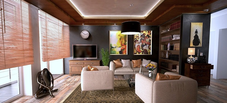 a lovely new living room