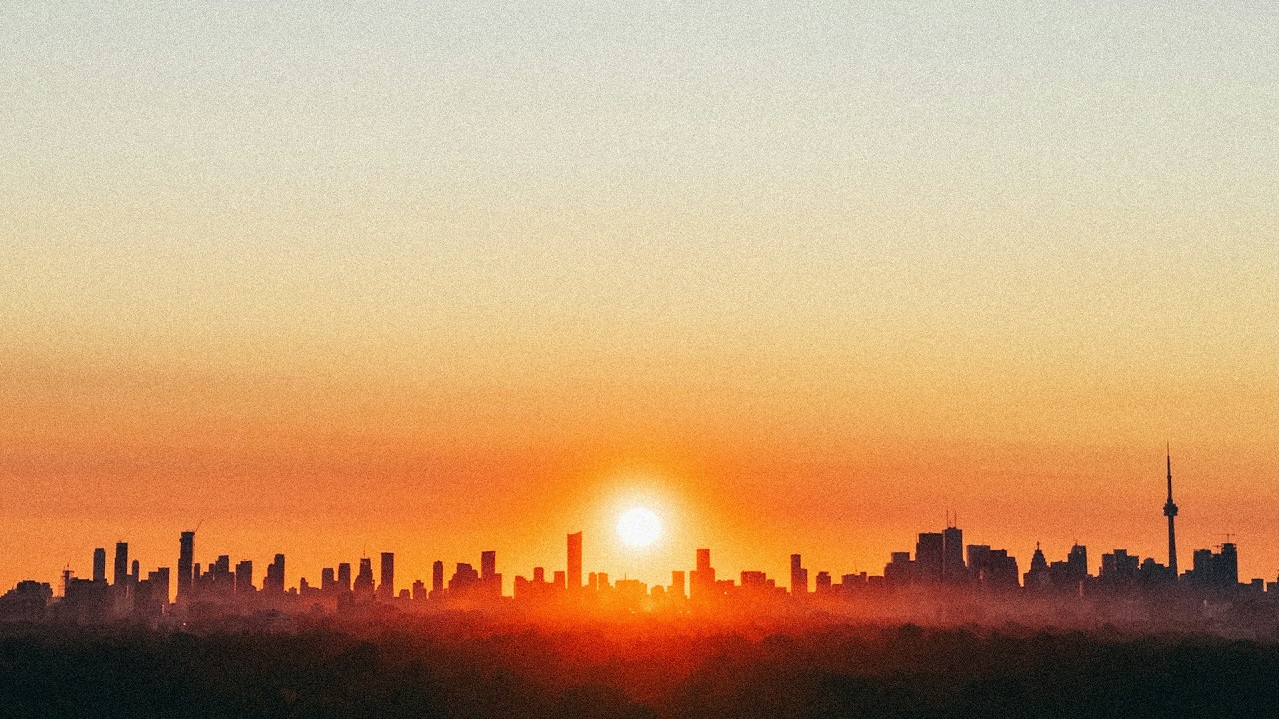 Sunrise over Toronto